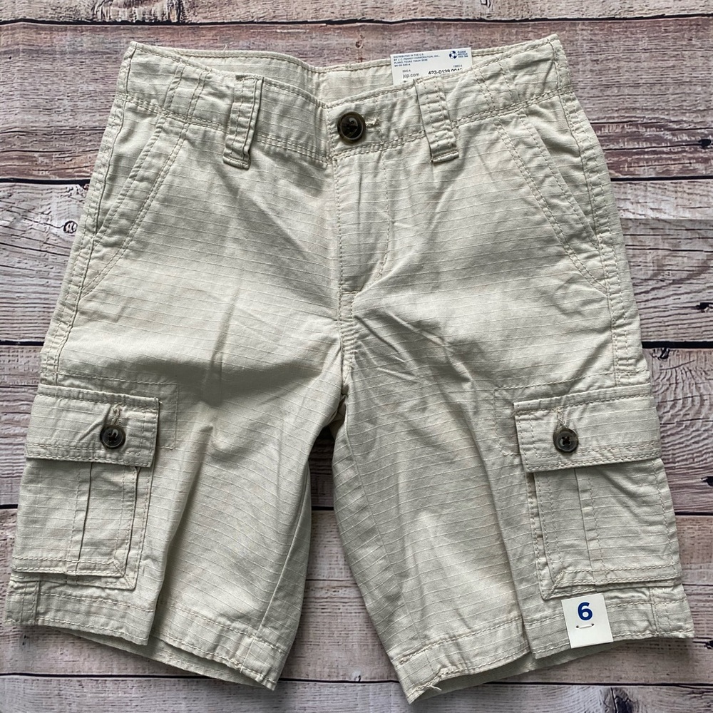 Arizona Jean Co Classic Stone Khaki Cargo Shorts